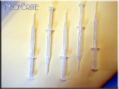Qty. 5 Gel-Syringes of 22% Carbamide Peroxide Teeth Whitener REFILL